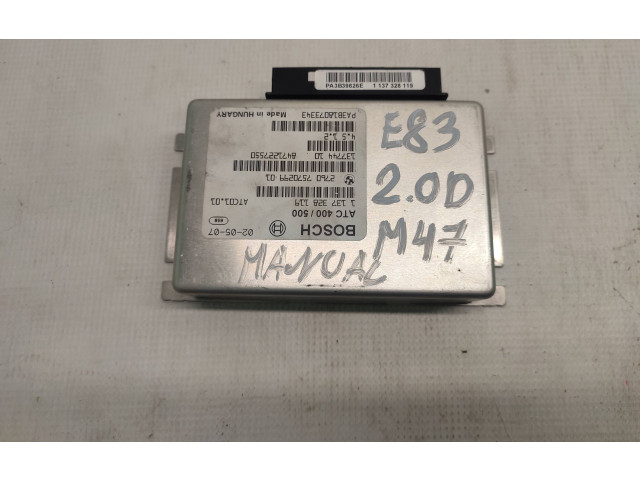 Блок управления коробкой передач 7570299, 27607599883   BMW X3 E83
