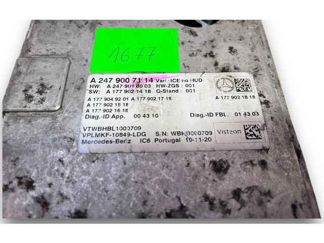 Блок комфорта S1677, A2479007114   Mercedes-Benz GLB x247   