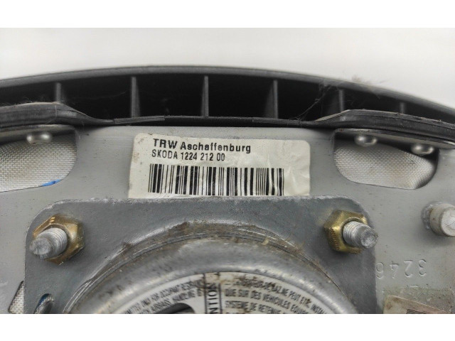 Подушка безопасности водителя 122421200 Skoda Fabia Mk1 (6Y)