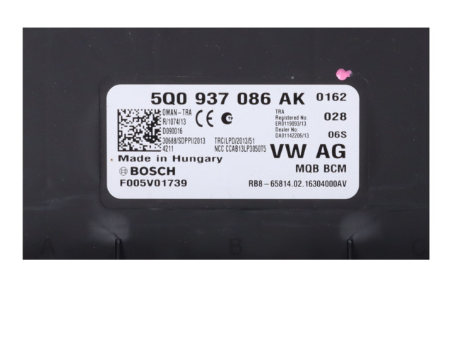 Модуль управления BSM 5Q0937086AK Volkswagen Golf Plus