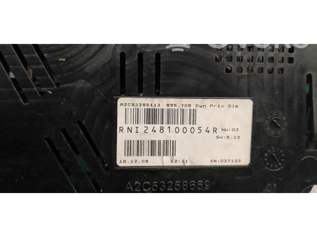 Přístrojová deska Renault Megane III 2009 RNI248100054R, A2C53285113
