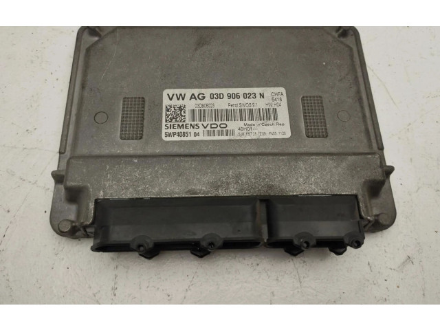 Блок управления двигателем Блок управления 03D906023N Skoda Fabia Mk2 (5J)