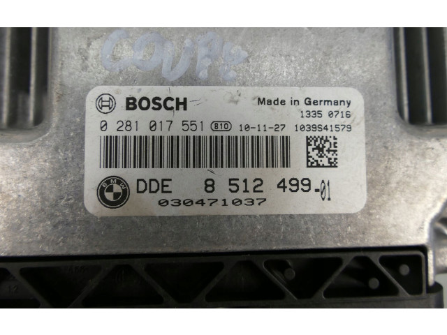 Řídící jednotka 8512499 BMW 1 E81 E87 2008