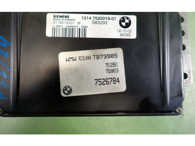 Блок управления двигателем ECU S118012001M7526784 Mini One - Cooper R50 - 53