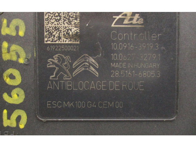 Блок АБС 9829234580   Peugeot  2008 I  2013 - 2019 года