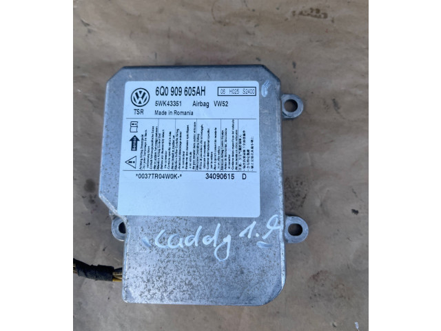 Блок подушек безопасности 5WK43351, 6Q0909605AH Volkswagen Caddy