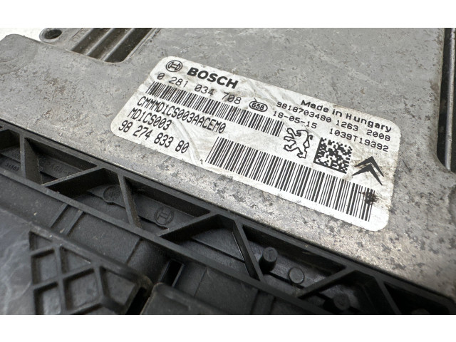 Řídící jednotka 9827483380   Peugeot 3008 II 2018