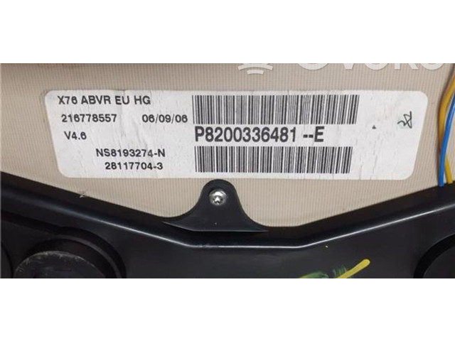 Přístrojová deska  Renault Kangoo I 2001 P8200336481E  