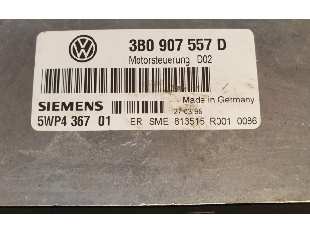 Блок управления двигателя 3B0907557D, 5WP436701   Volkswagen PASSAT B5