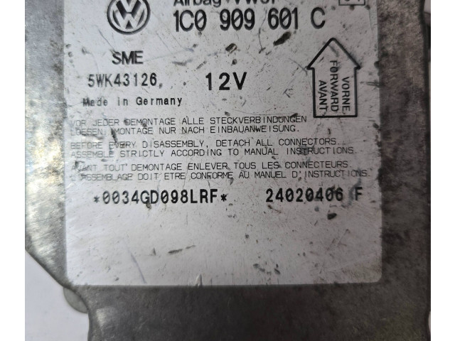 Блок подушек безопасности 1C0909601C, 24020406F   Skoda Fabia Mk1 (6Y)