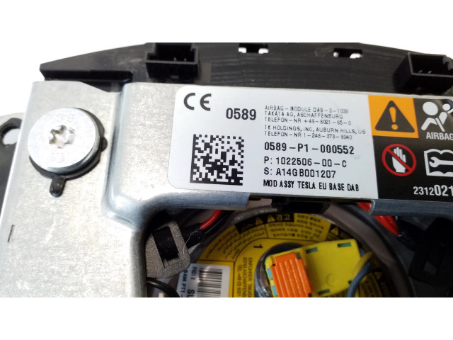 Подушка безопасности водителя 102250600C Tesla Model S