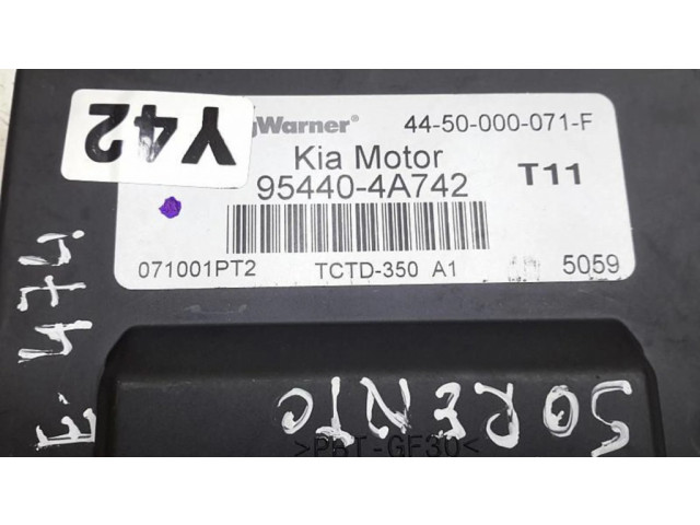 Блок управления коробкой передач 954404A742, 071001PT2   KIA Sorento