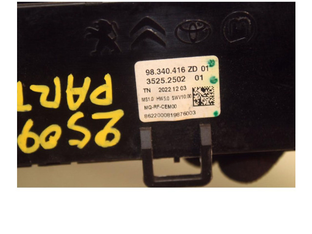 Блок управления климат-контролем 98340416ZD   Peugeot Partner III