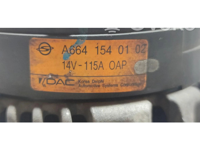 Генератор A6641540102   SsangYong Actyon sports I      