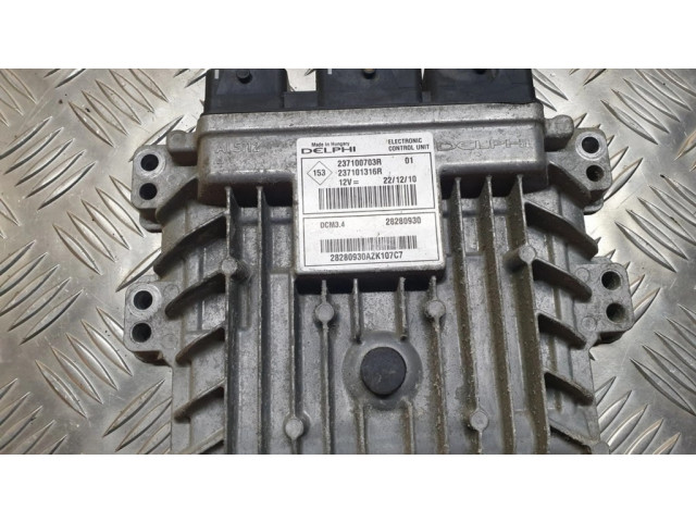 Řídící jednotka 237100703R, 237101316R Dacia Duster 2011