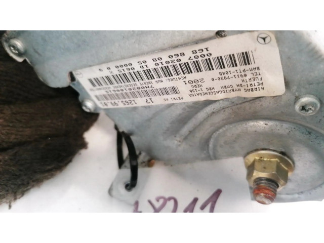 Подушка безопасности пассажира 1688600805, 000702010 Mercedes-Benz A W168