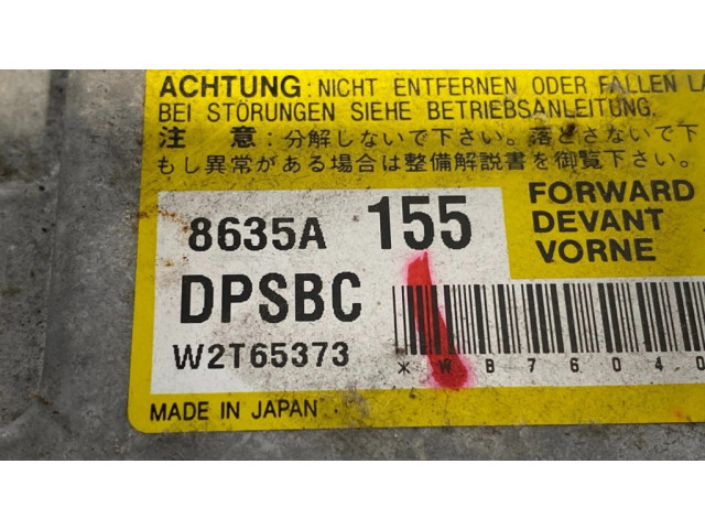 Блок подушек безопасности 8635A155, W2T65373 Mitsubishi Grandis