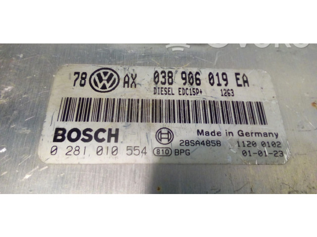 Řídící jednotka 038906019EA, 0281010554 Volkswagen PASSAT B5.5 2003