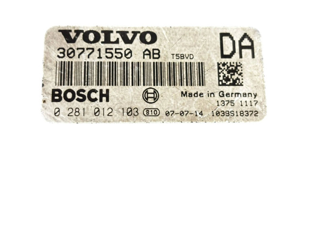 Блок управления двигателя 30771550, 1039S18372   Volvo XC90