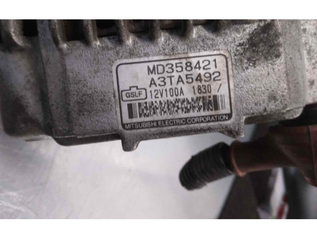 Генератор MD358421, A3TA5492 Mitsubishi Space Wagon