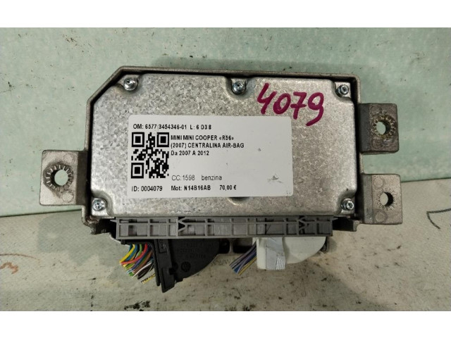 Блок подушек безопасности 65773454346-01, 65773454346-01   Mini One - Cooper Coupe R56