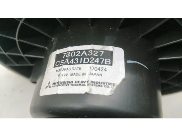 Вентилятор печки 7802A327, CSA431D247B Mitsubishi ASX