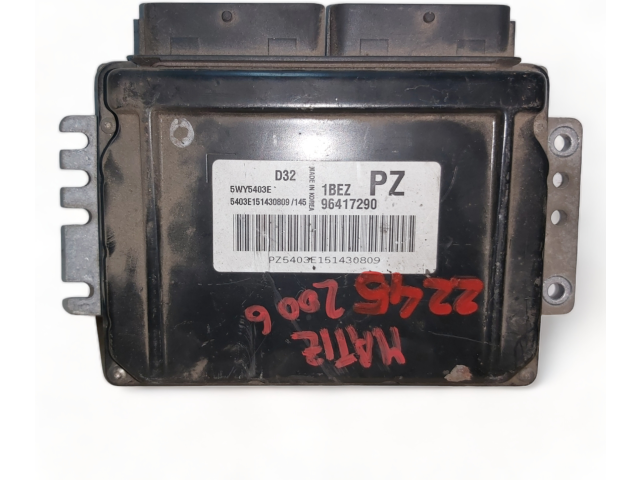 Блок управления двигателя 5WY5403E-96417290, 5WY5403E-96417290 Chevrolet Matiz