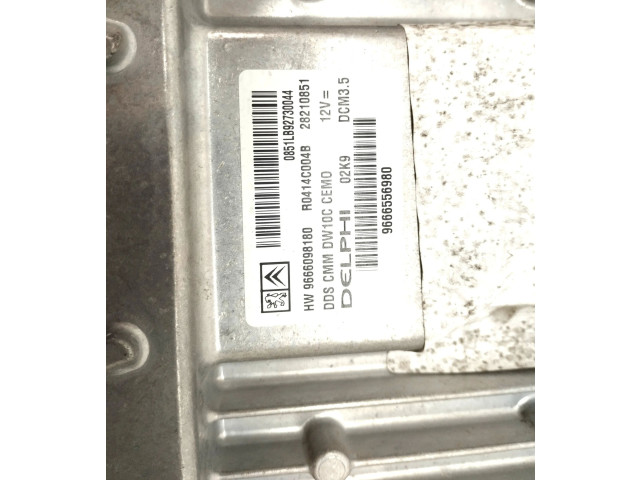 Řídící jednotka 9666098180 Peugeot 5008 2010