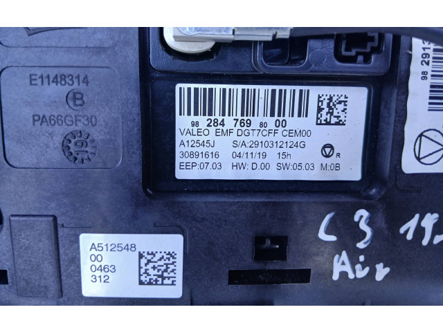 Дисплей 9828476980 Citroen C3 Aircross