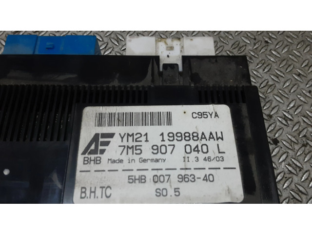 Блок управления климат-контролем 7M5907040L Ford Galaxy