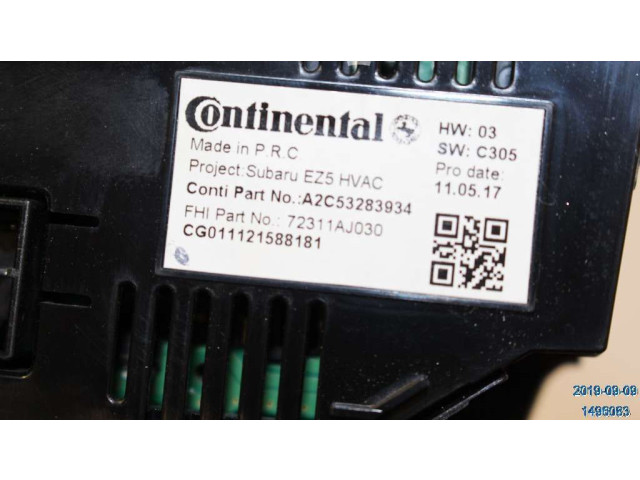 Блок управления климат-контролем 72311AJ030, A2C53283934 Subaru Outback