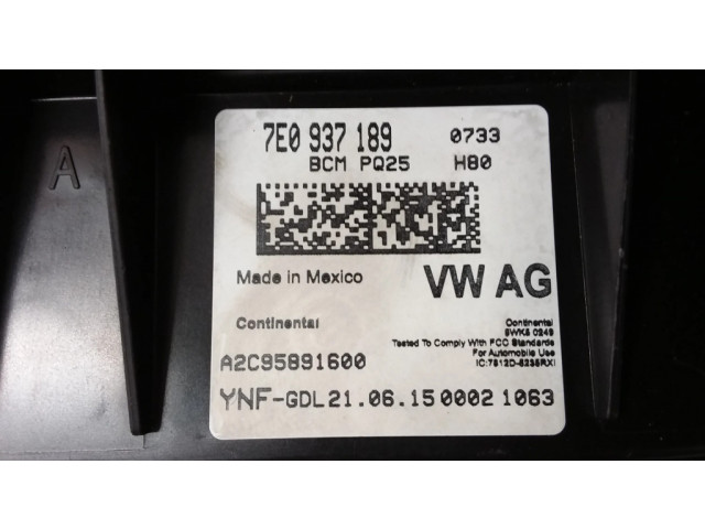 Блок комфорта 7E0937189 Volkswagen Jetta VI