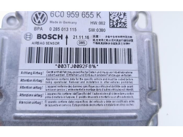 Блок подушек безопасности 6C0959655K Skoda