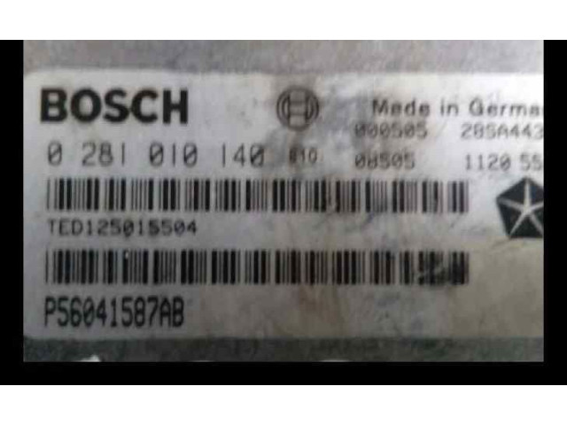 Блок управления двигателя 0281010140 Jeep Grand Cherokee (WJ)