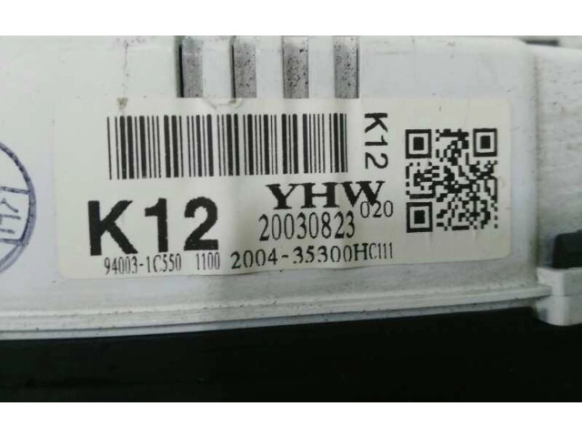 Панель приборов 940031C350, 0090059   Hyundai Getz       