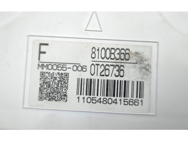 Панель приборов 8100B366, 0T26736 Mitsubishi Lancer X