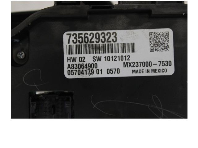 Блок управления климат-контролем    Fiat 500