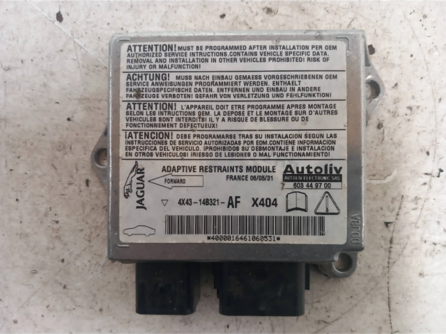 Блок подушек безопасности 4X4314B321AF, 603449700 Jaguar X-Type