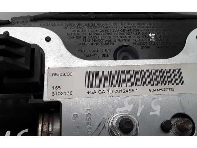 Подушка безопасности водителя 96446972ZD   Citroen C6