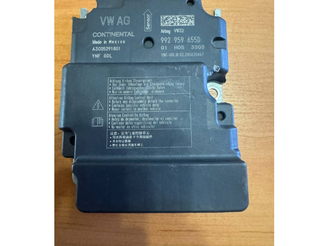 Блок подушек безопасности 092959655D, A3C05291801 Audi e-tron