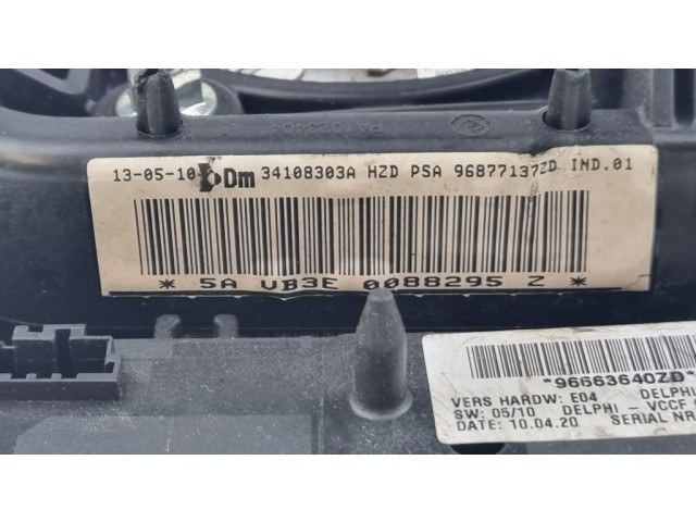 Подушка безопасности водителя 34108303A, 96877137ZD Citroen C5