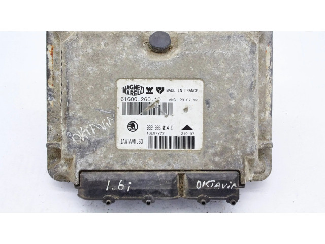 Блок управления двигателя 032906014e, 6160026010   Skoda Octavia Mk1 (1U)