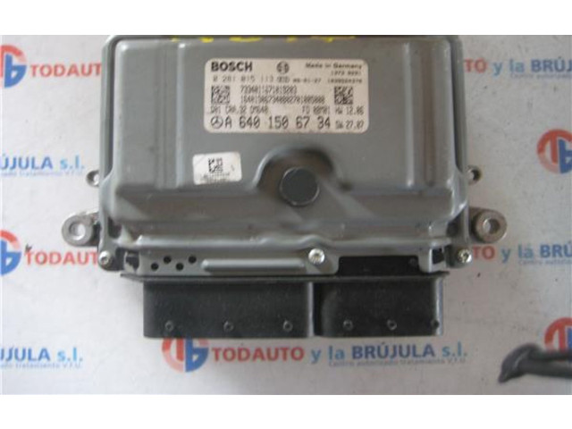 Блок управления a6401506734, 0281013555 Mercedes-Benz A W169