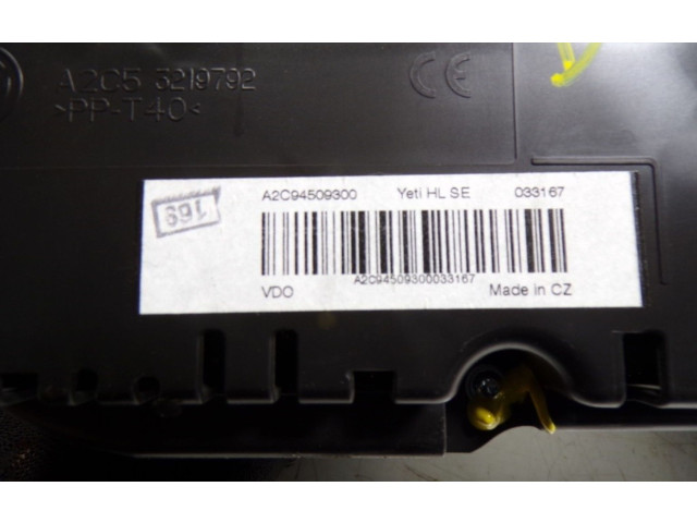 Панель приборов 5L0920840S1QB, 5L0920840S   Skoda Yeti (5L)       