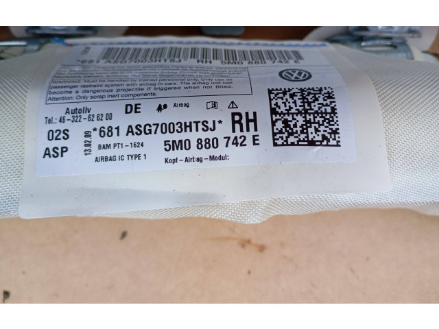 Боковая подушка безопасности 5M0880742E, 5M0880742E   Volkswagen Golf Plus