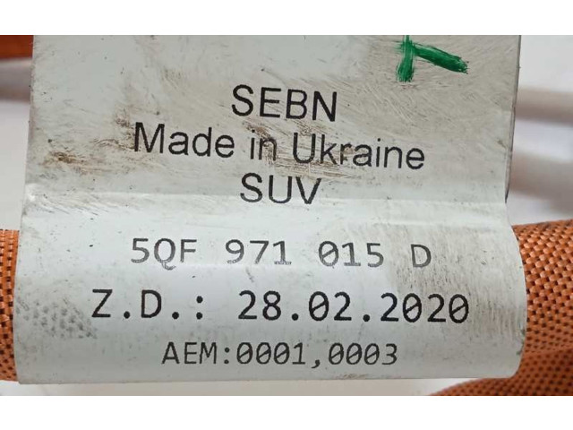 Блок управления 5QF971015D Audi Q3 F3