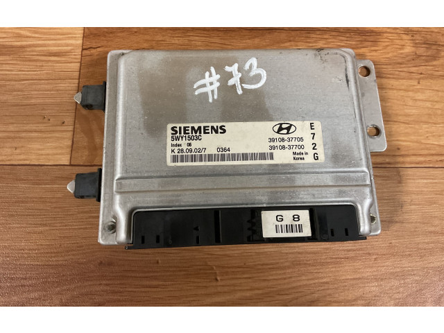 Блок управления двигателя 3910837700, 5WY1503C Hyundai Coupe