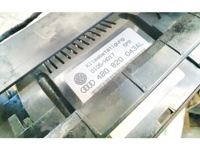 Блок управления климат-контролем 4b0820043al   Audi A6 S6 C5 4B