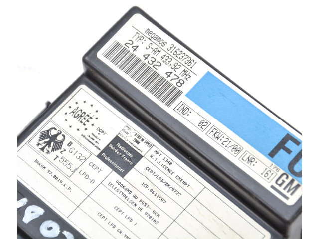 Řídící jednotka 09133269, 0281010021 Opel Zafira A 2000