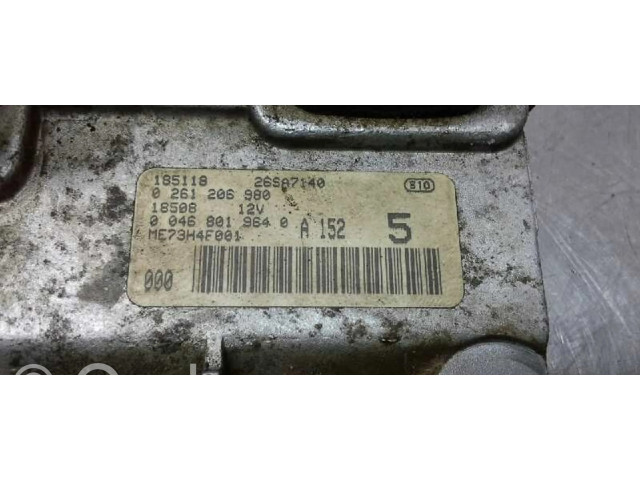 Řídící jednotka 0261206980, 361 Fiat Punto Evo 2001